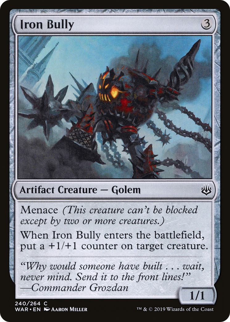 Iron Bully (WAR-240) - War of the Spark Foil