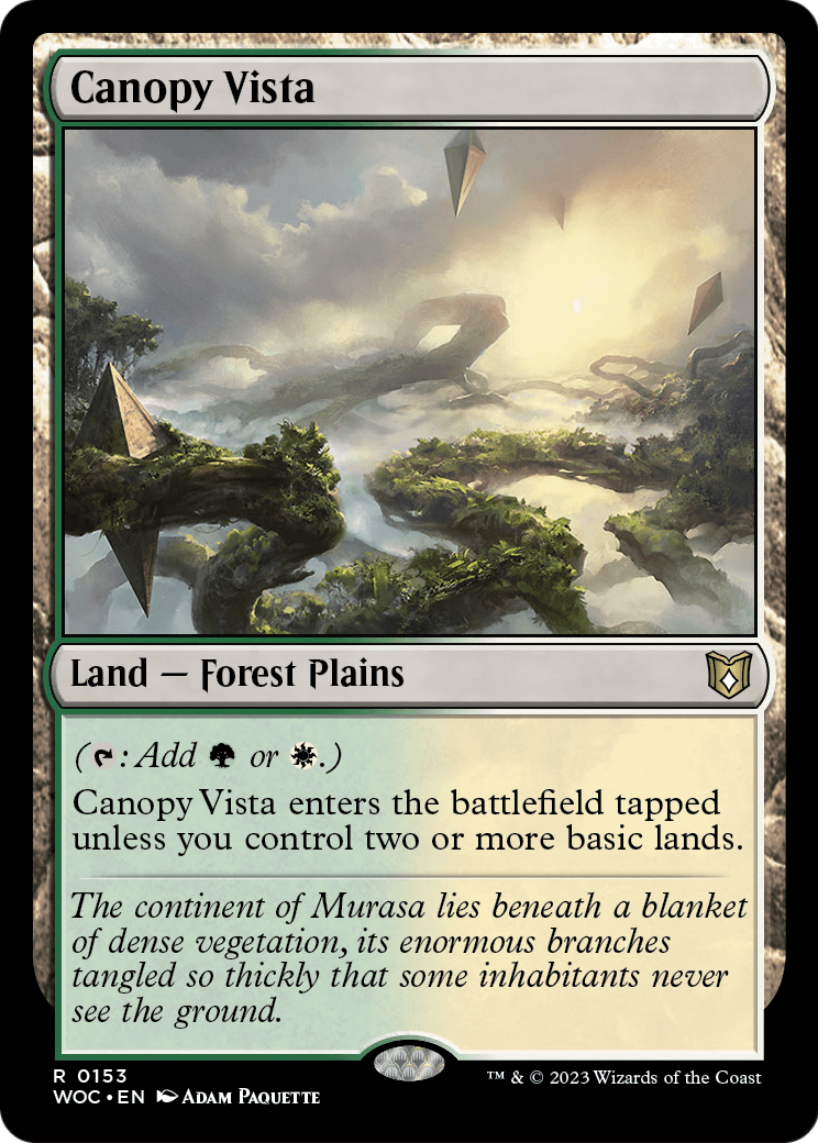 Canopy Vista (WOC-153) - Wilds of Eldraine Commander