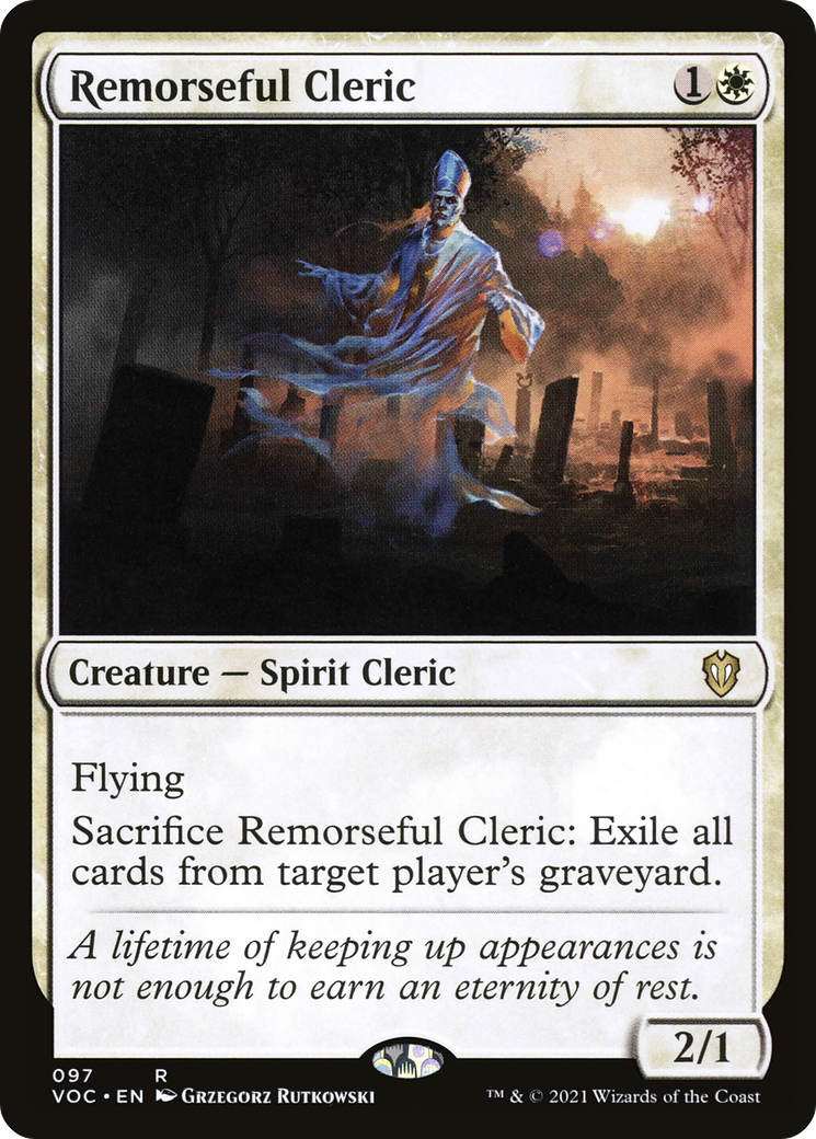 Remorseful Cleric (VOC-097) - Crimson Vow Commander