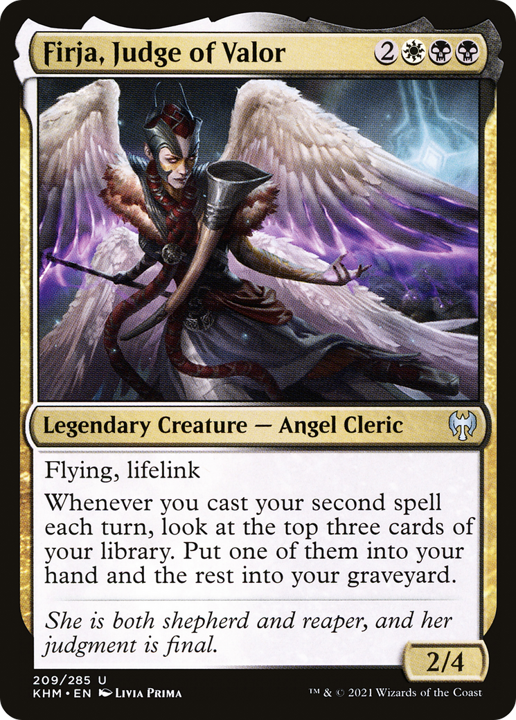 Firja, Judge of Valor (KHM-209) - Kaldheim