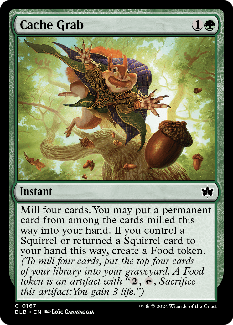 Cache Grab (BLB-167) - Bloomburrow