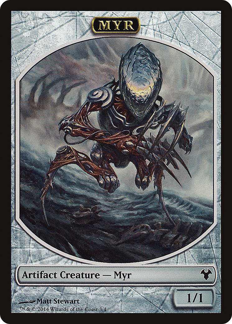 Myr // Spirit Double-Sided Token (MD1-3 // 2) - Modern Event Deck 2014 Tokens