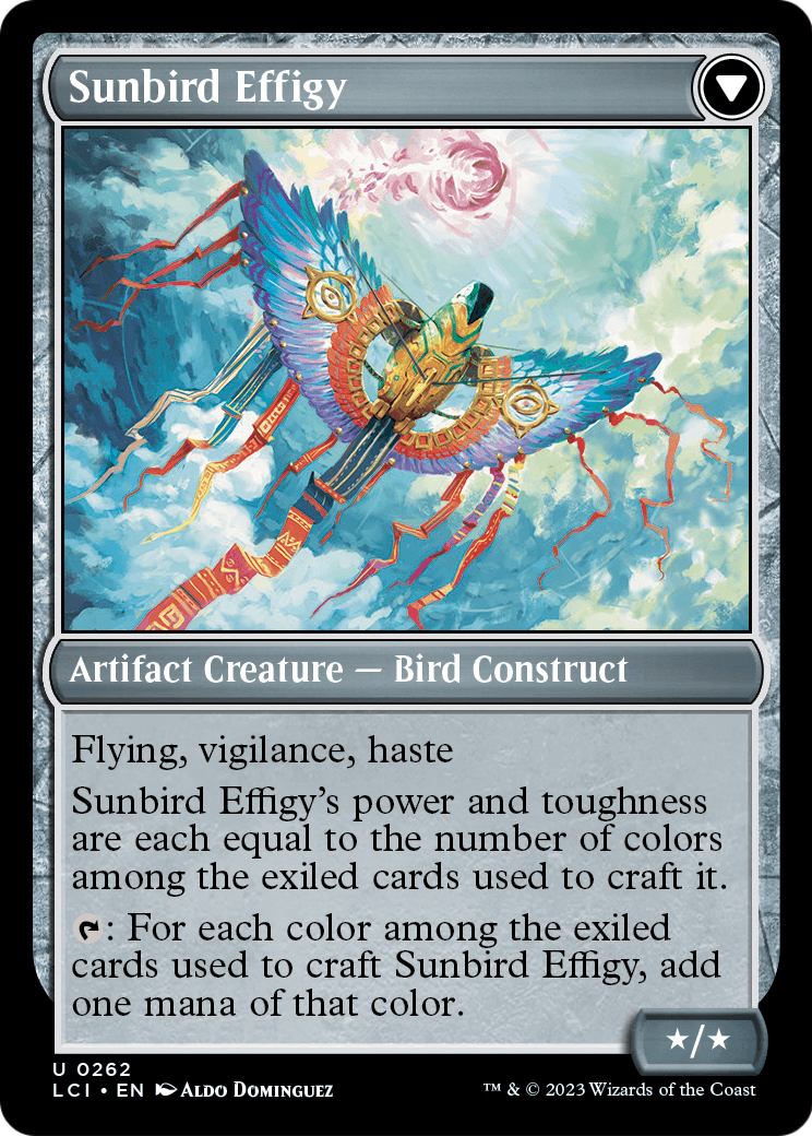 Sunbird Standard (LCI-262) - The Lost Caverns of Ixalan Foil