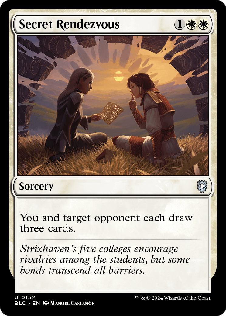 Secret Rendezvous (BLC-152) - Bloomburrow Commander