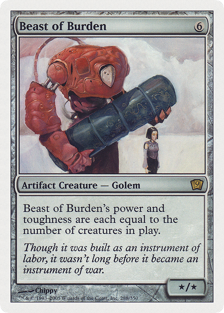 Beast of Burden (9ED-288) - 9th Edition Foil