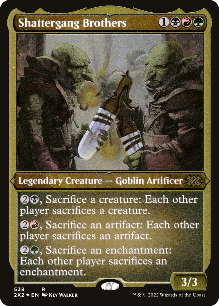 Shattergang Brothers (Foil Etched) (2X2-538) - Double Masters 2022 Foil