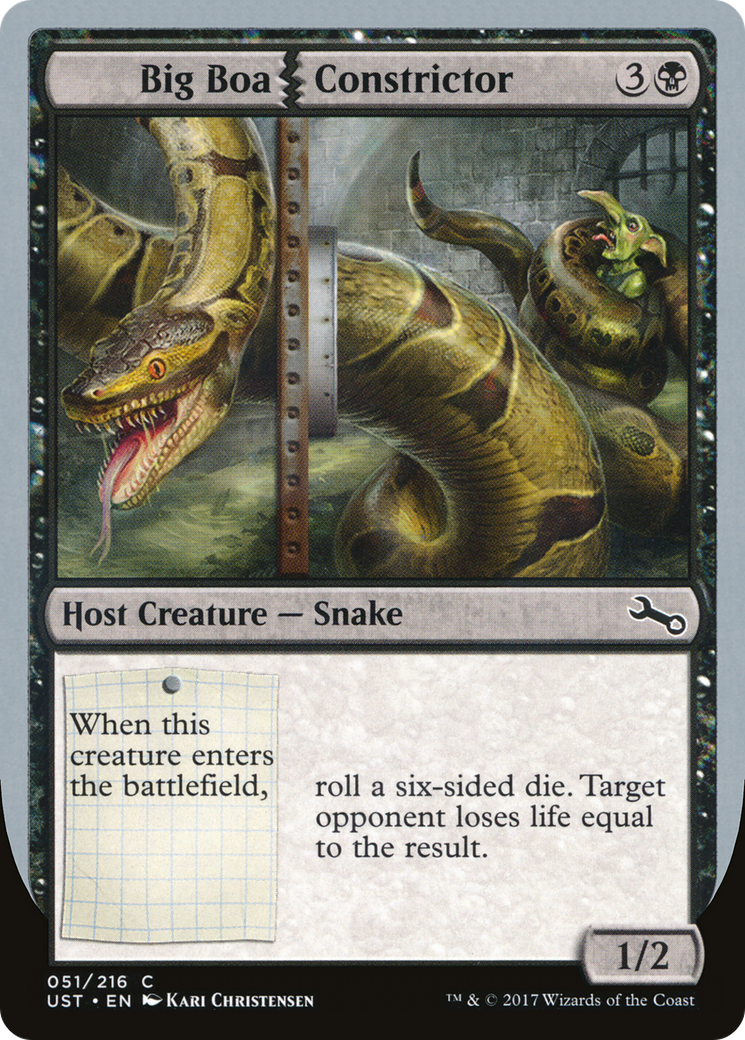 Big Boa Constrictor (UST-051) - Unstable Foil