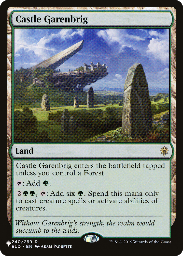 Castle Garenbrig (LIST-ELD-240) - The List