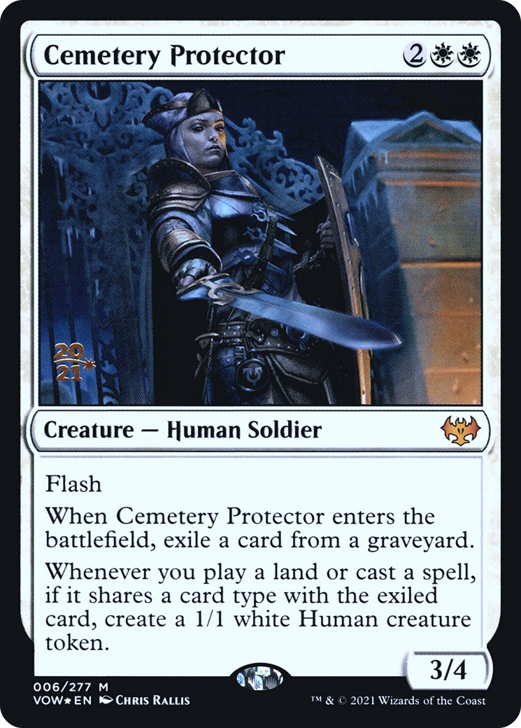 Cemetery Protector (PRE-006) - Innistrad: Crimson Vow Promos Foil