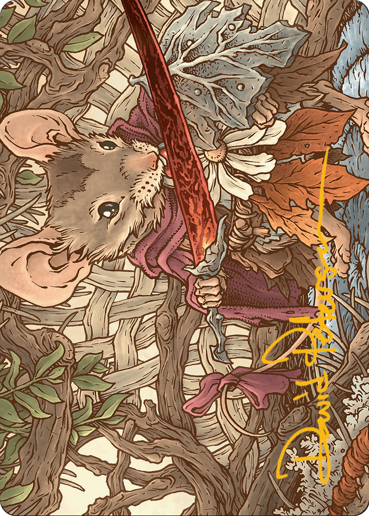 Mabel, Heir to Cragflame // Mabel, Heir to Cragflame (ABLB-045) - Bloomburrow Art Series (Borderless)