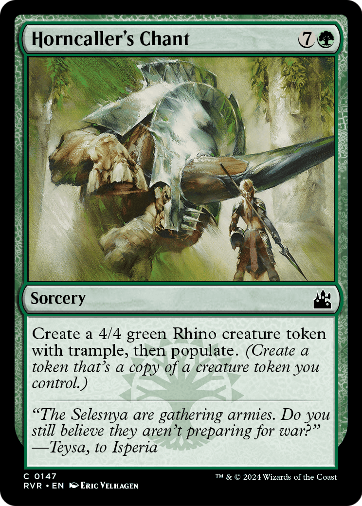 Horncaller's Chant (RVR-147) - Ravnica Remastered Foil