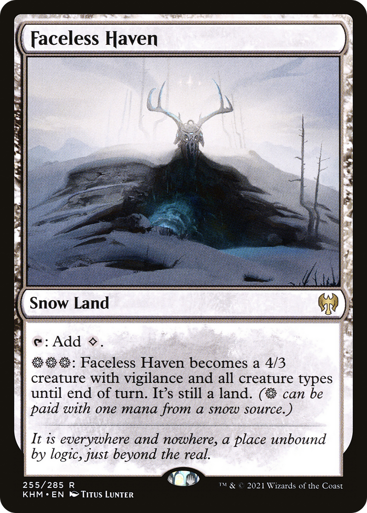 Faceless Haven (KHM-255) - Kaldheim: (snow)