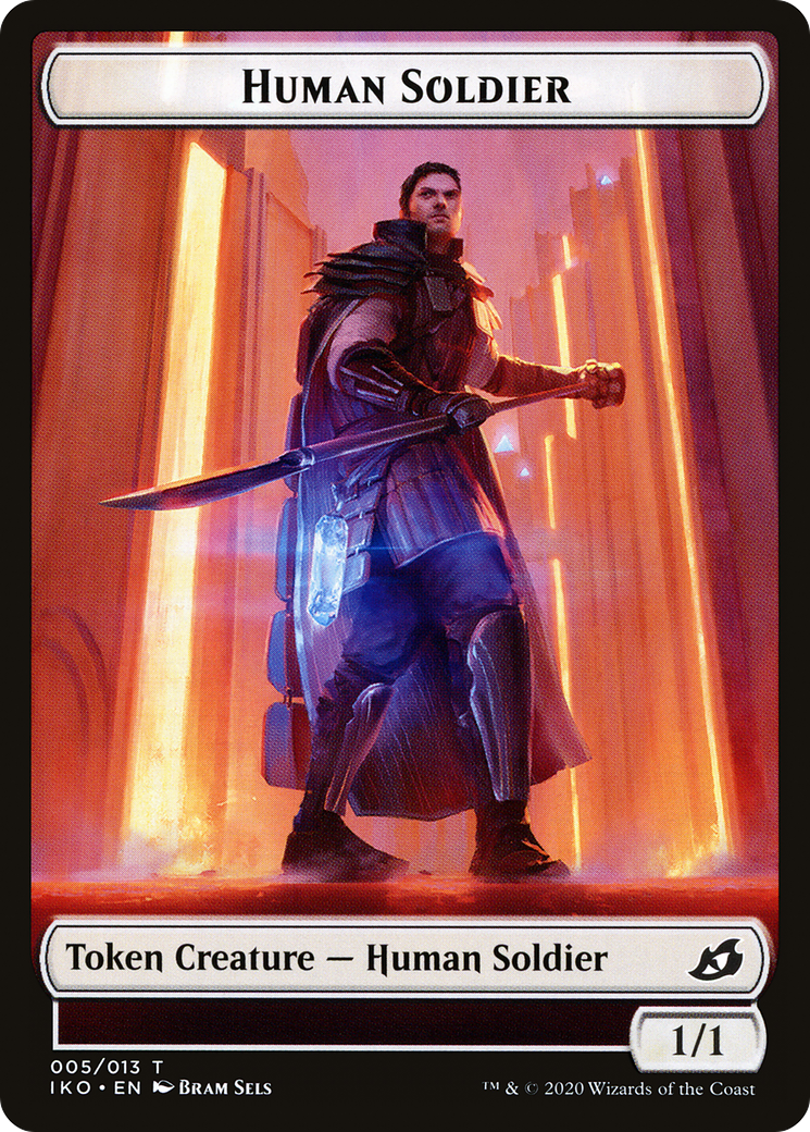 Human Soldier Token (005) (IKO-005) - Ikoria: Lair of Behemoths Tokens