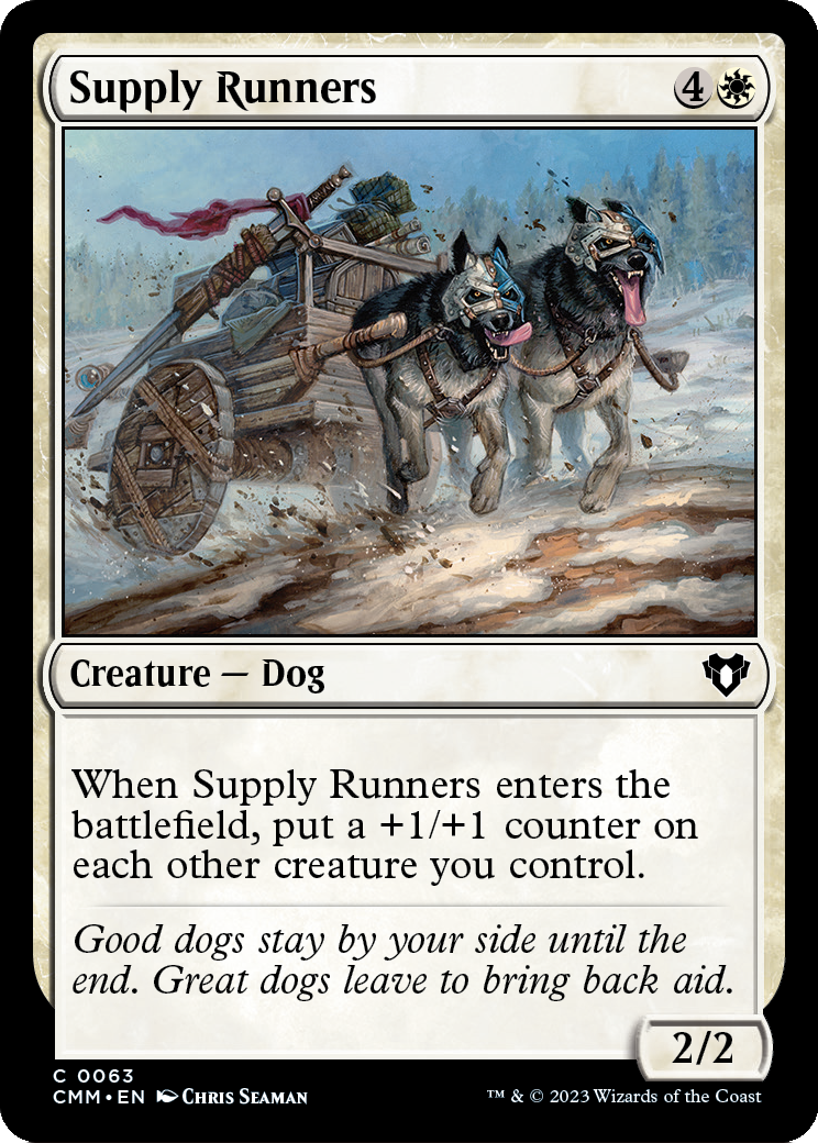 Supply Runners (CMM-063) - Commander Masters Foil