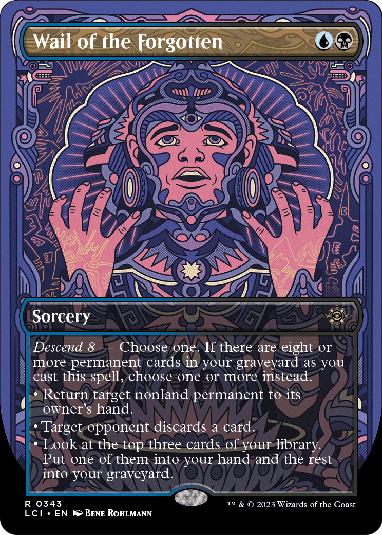 Wail of the Forgotten (Borderless) (LCI-343) - The Lost Caverns of Ixalan Foil