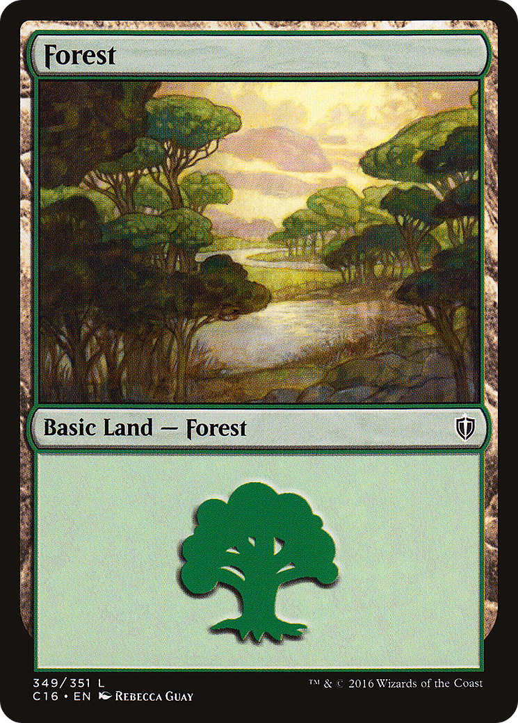 Forest (349) (C16-349) - Commander 2016