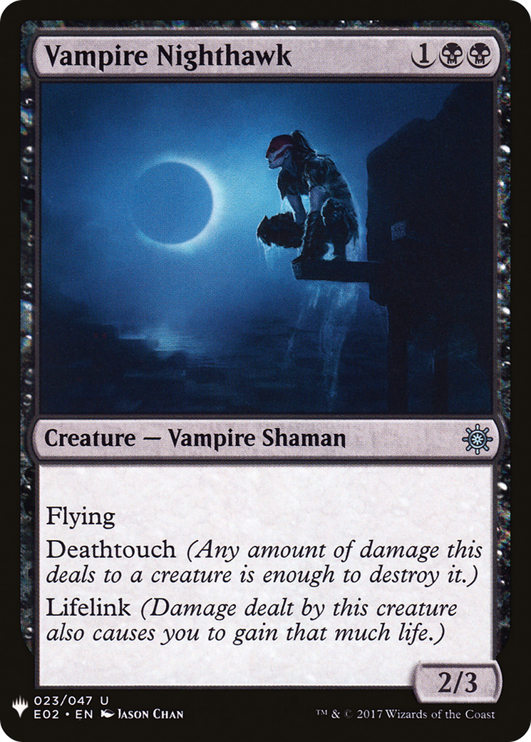Vampire Nighthawk (E02) (LIST-E02-23) - The List