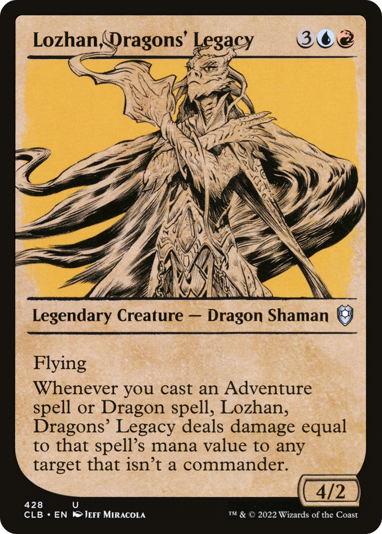 Lozhan, Dragons' Legacy (Showcase) (CLB-428) - Commander Legends: Battle for Baldur's Gate: (Showcase)