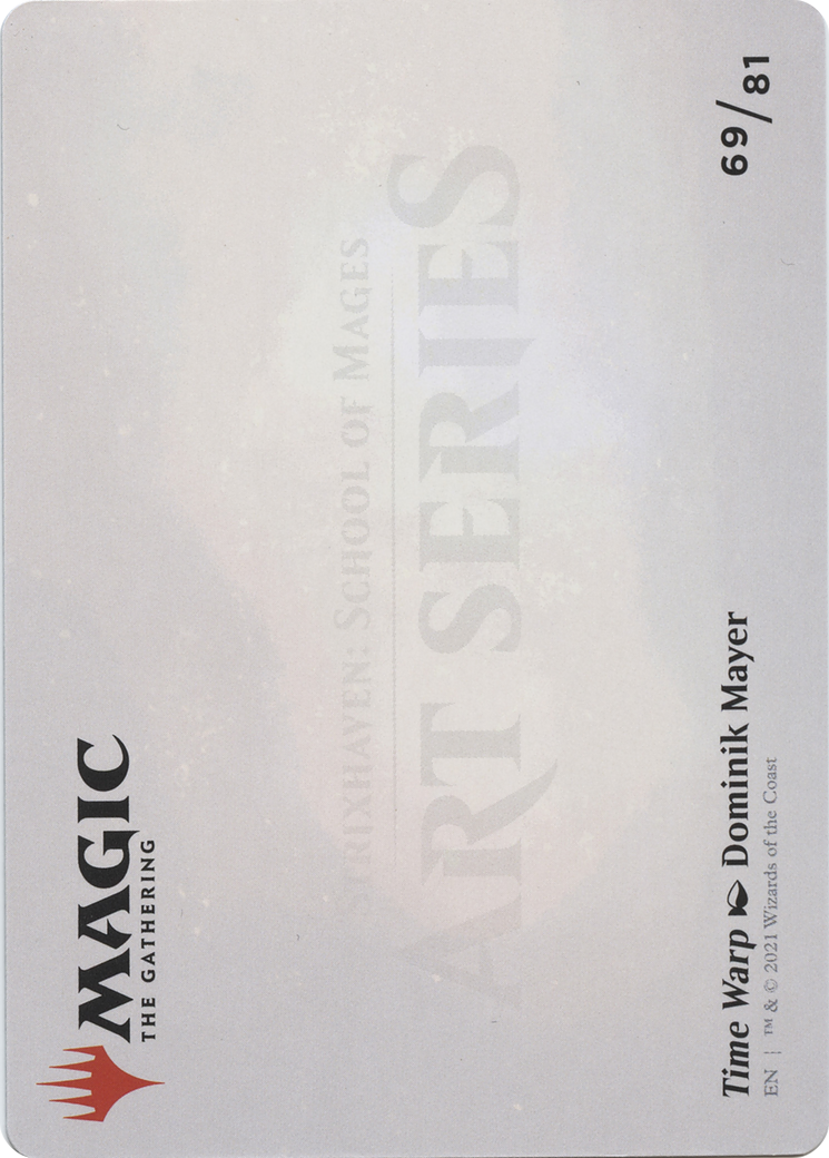 Time Warp // Time Warp (ASTX-069) - Strixhaven Art Series (Borderless)