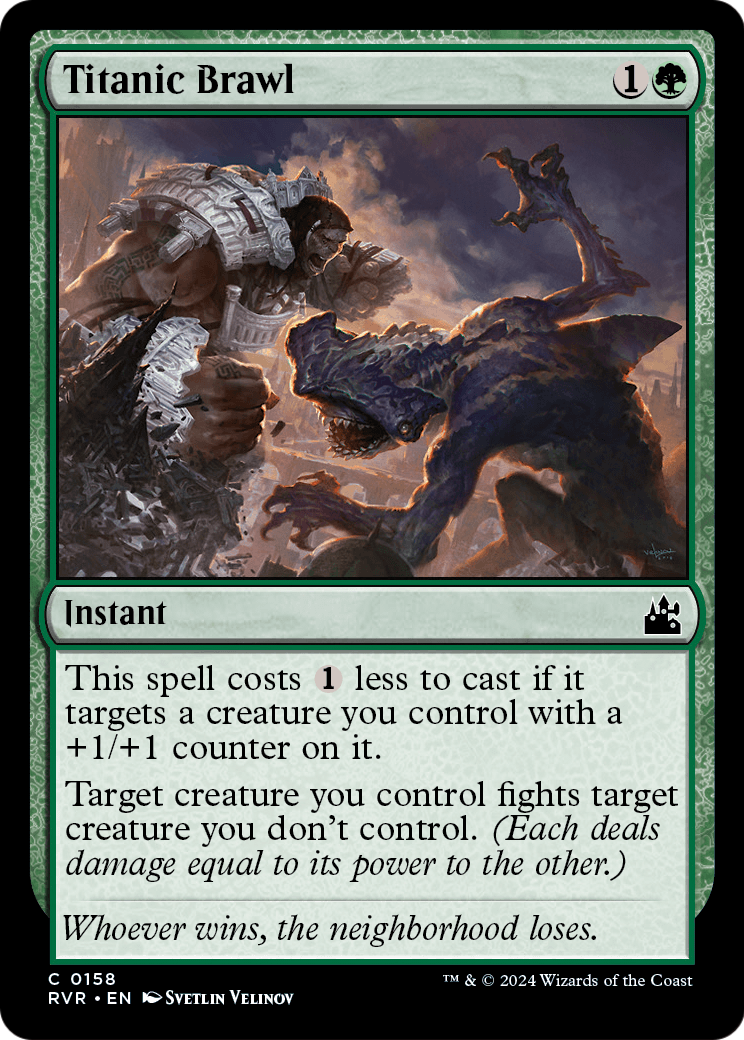 Titanic Brawl (RVR-158) - Ravnica Remastered