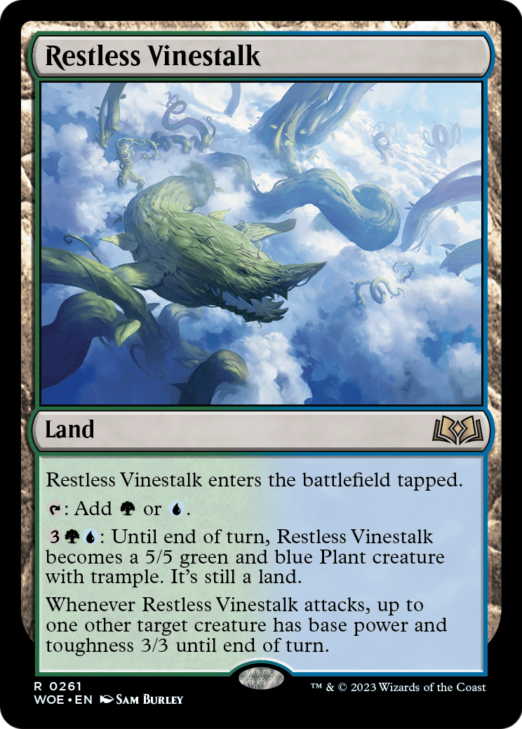 Restless Vinestalk (WOE-261) - Wilds of Eldraine Foil