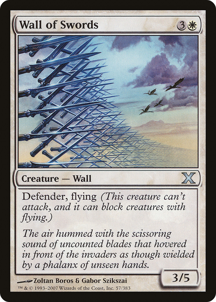 Wall of Swords (10E-057) - Tenth Edition