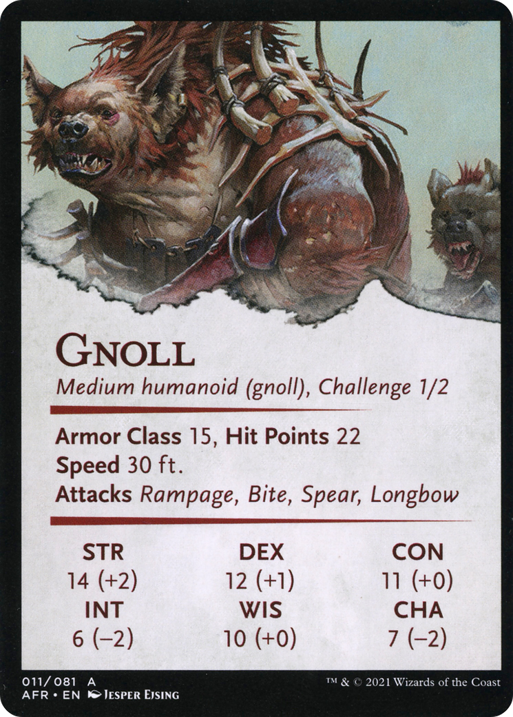 Gnoll Hunter // Gnoll Hunter (AAFR-011) - Adventures in the Forgotten Realms Art Series (Borderless)