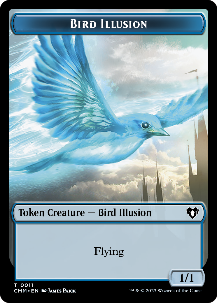 Bird Illusion (TCMM-011) - Commander Masters Tokens
