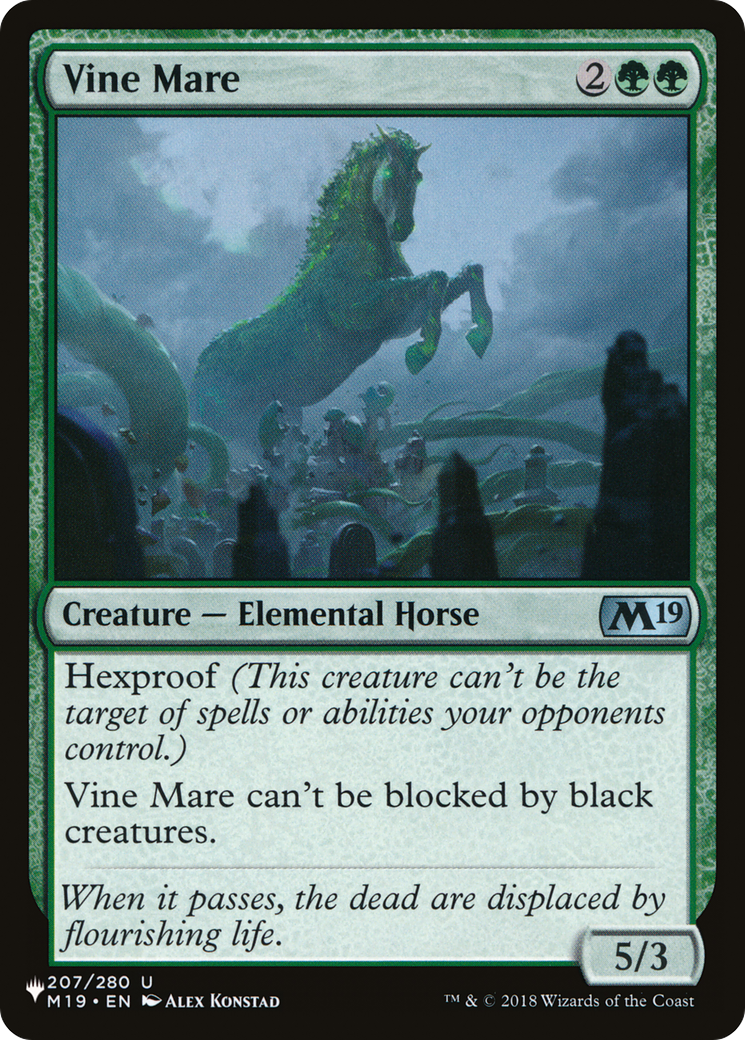 Vine Mare (LIST-M19-207) - The List