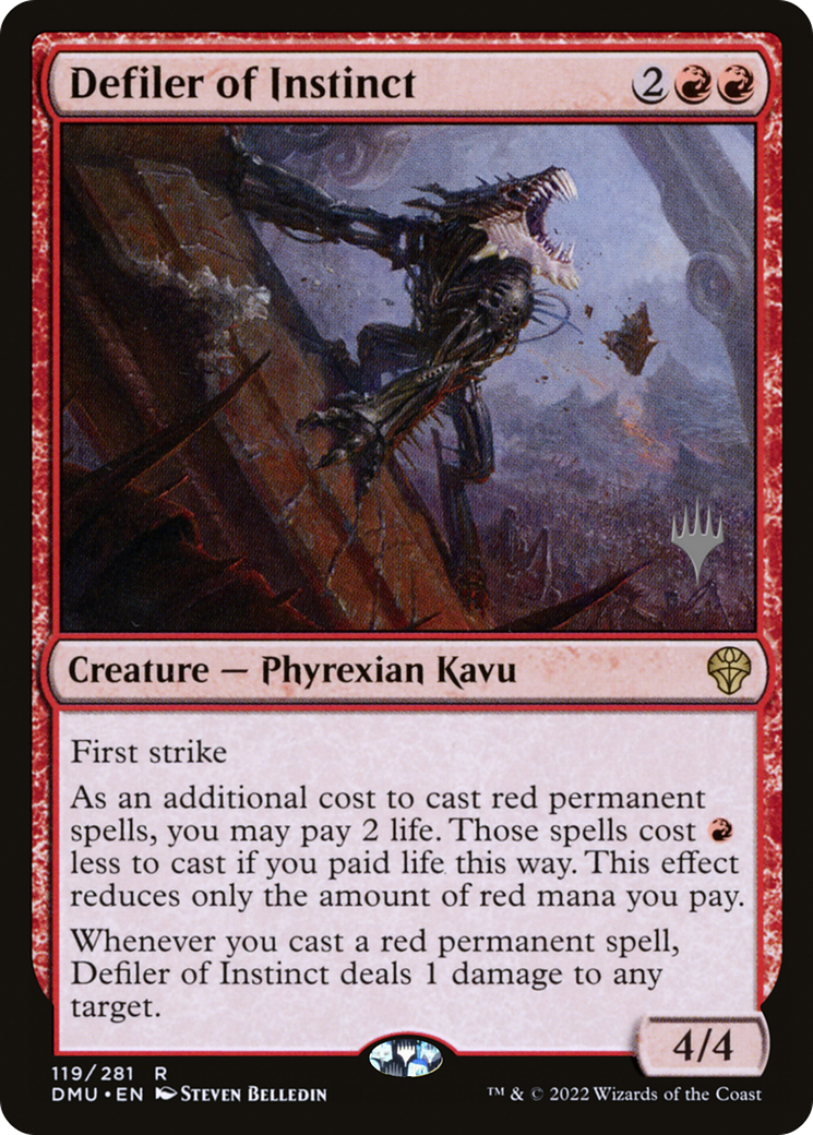 Defiler of Instinct (PPDMU-119) - Dominaria United Promos Foil