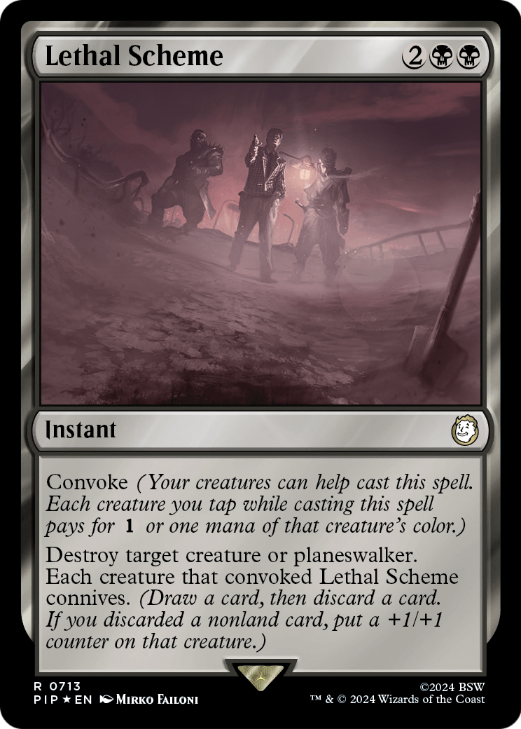 Lethal Scheme (Surge Foil) (PIP-713) - Fallout Foil