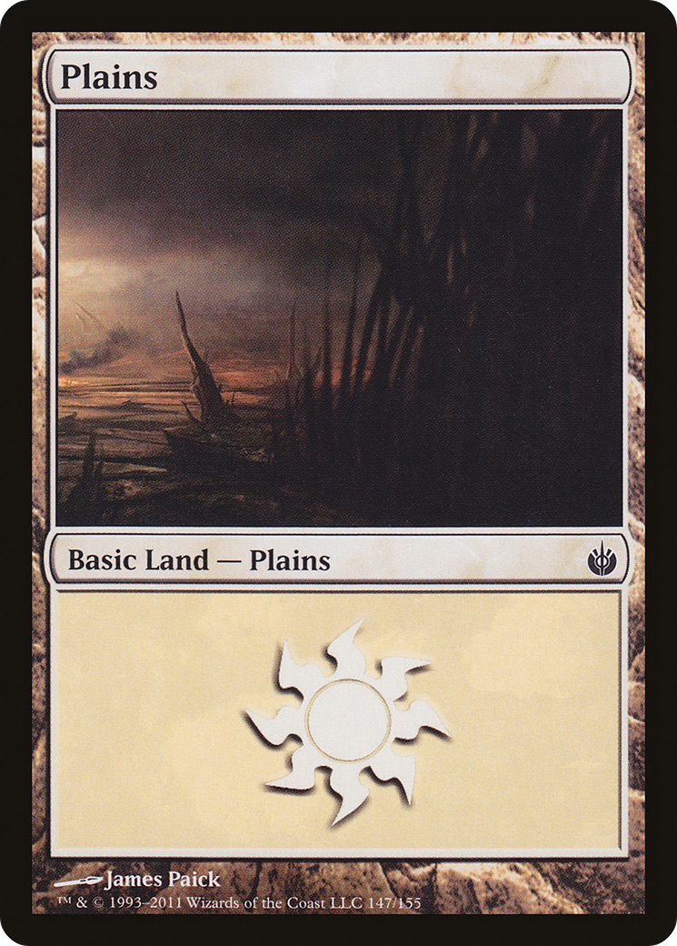Plains (147) (MBS-147) - Mirrodin Besieged