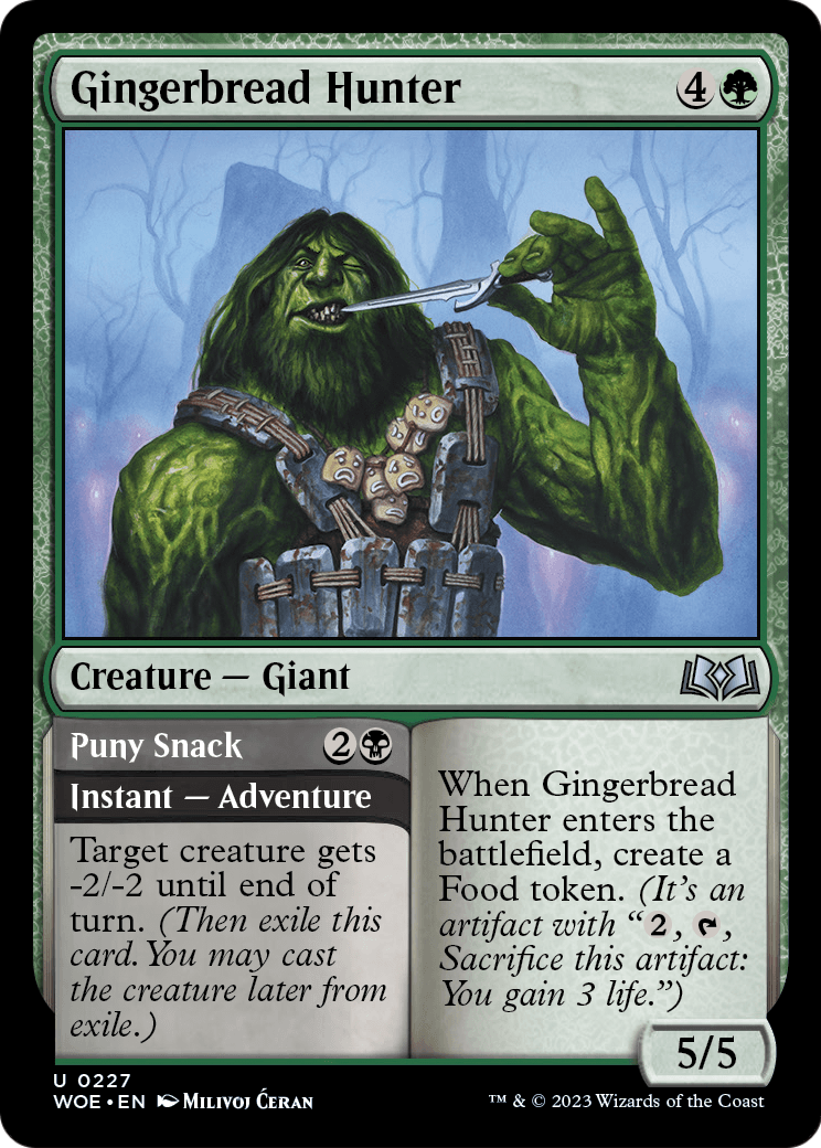 Gingerbread Hunter (WOE-227) - Wilds of Eldraine Foil
