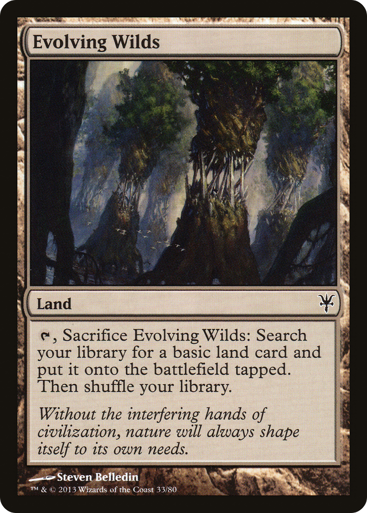 Evolving Wilds (DDK-033) - Duel Decks: Sorin vs. Tibalt