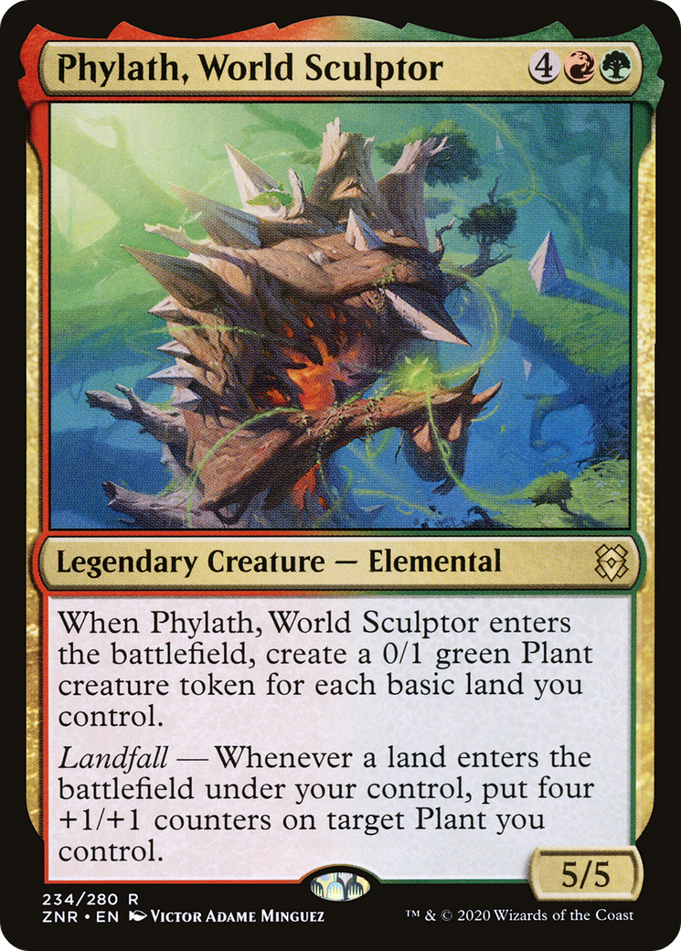 Phylath, World Sculptor (ZNR-234) - Zendikar Rising Foil