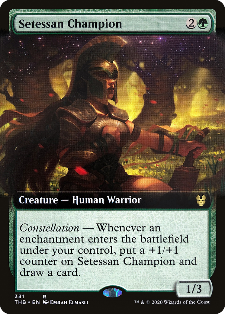 Setessan Champion (Extended Art) (THB-331) - Theros Beyond Death: (Extended Art)