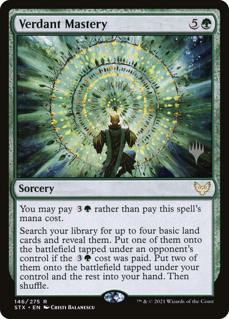 Verdant Mastery (PPSTX-146P) - Strixhaven: School of Mages Promos