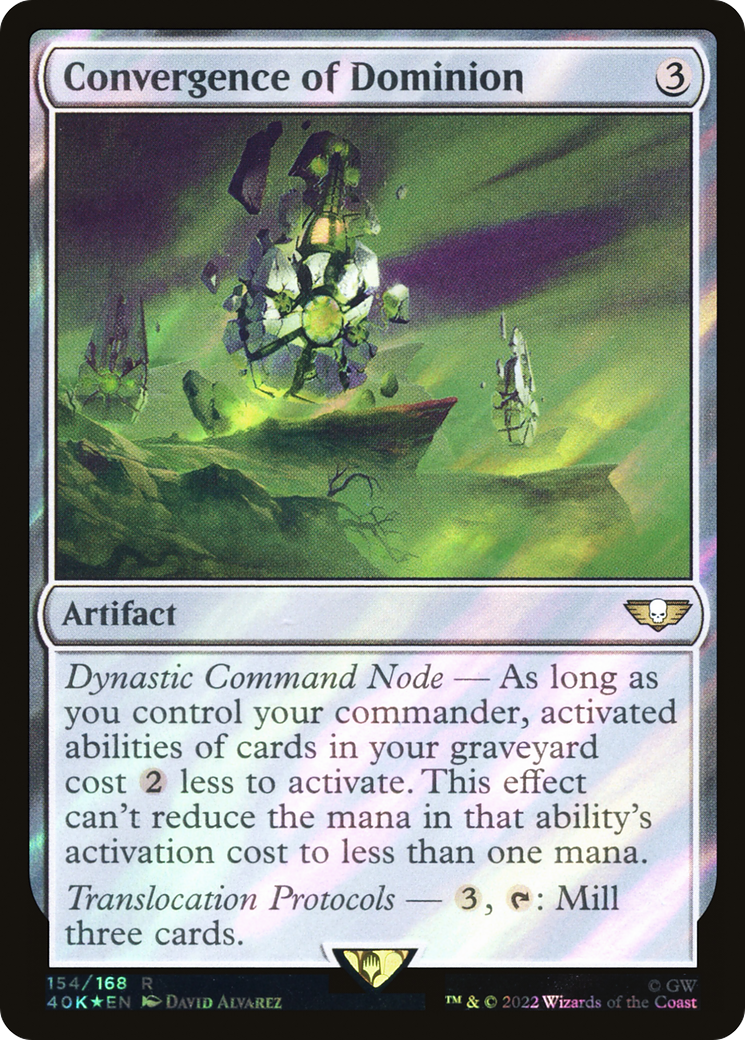 Convergence of Dominion (Surge Foil) (40K-154) - Warhammer 40,000 Commander Foil
