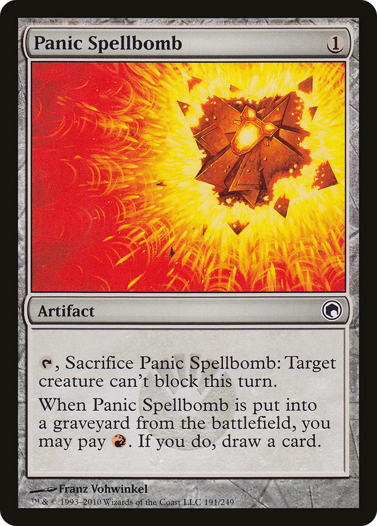Panic Spellbomb (SOM-191) - Scars of Mirrodin Foil