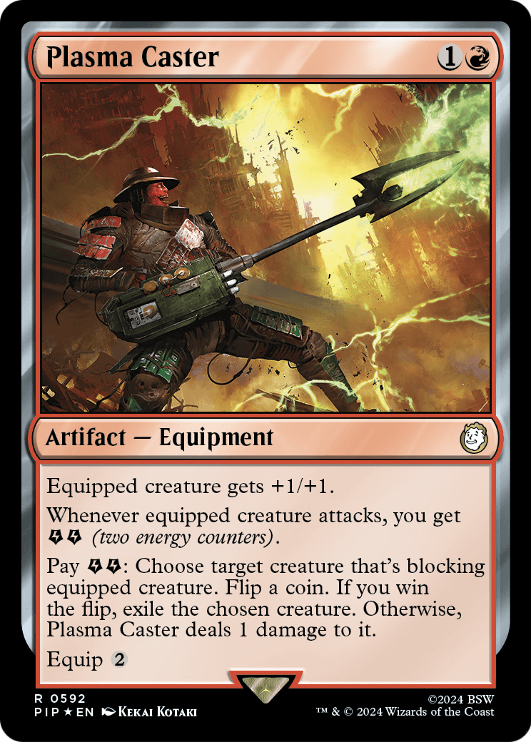 Plasma Caster (Surge Foil) (PIP-592) - Fallout Foil