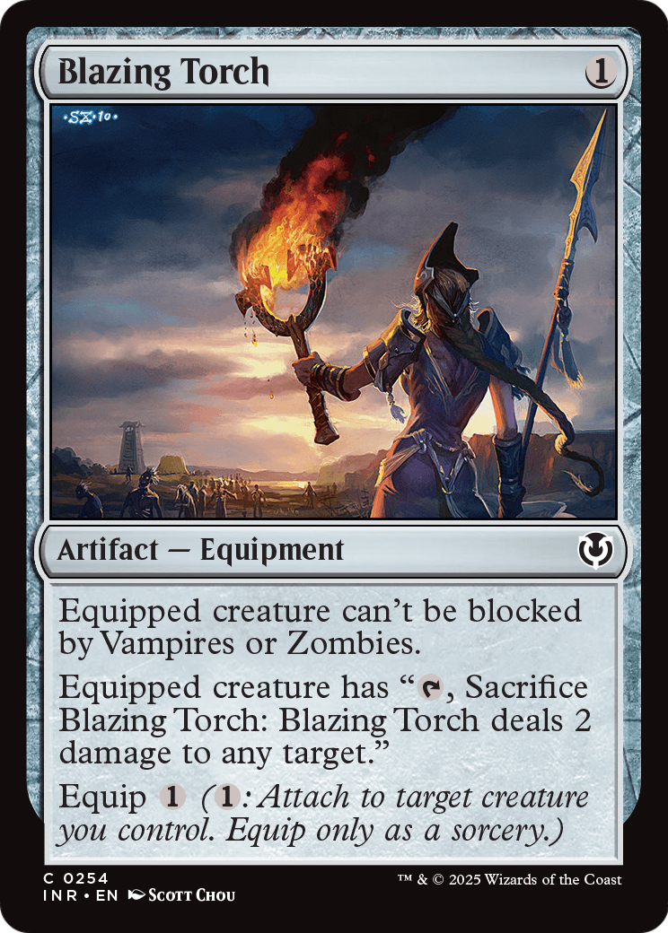 Blazing Torch (INR-254) - Innistrad Remastered Foil