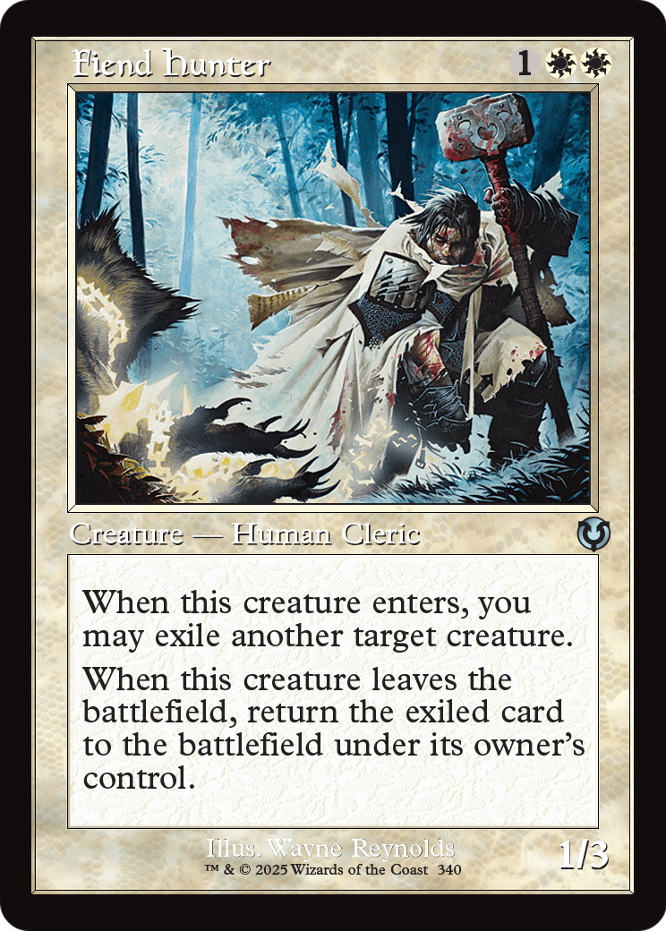 Fiend Hunter (Retro Frame) (INR-340) - Innistrad Remastered