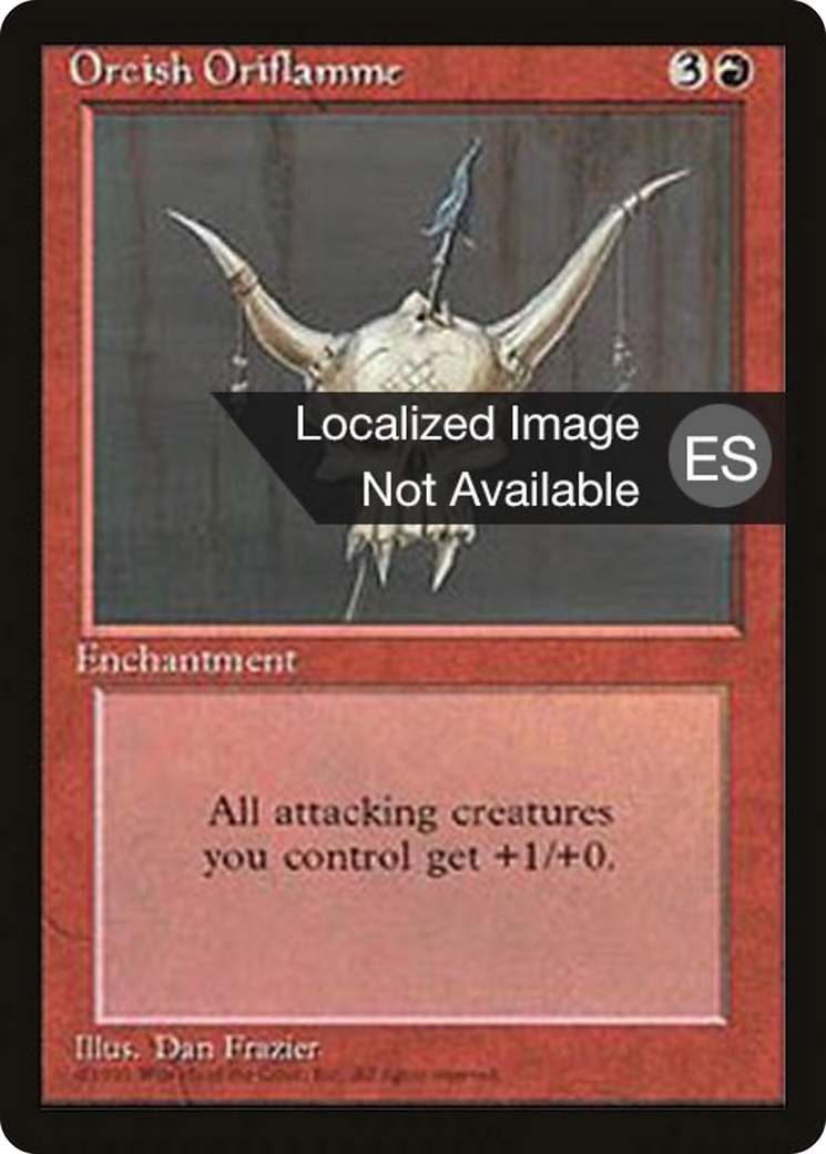 Orcish Oriflamme (4BB-) - Fourth Edition Foreign Black Border