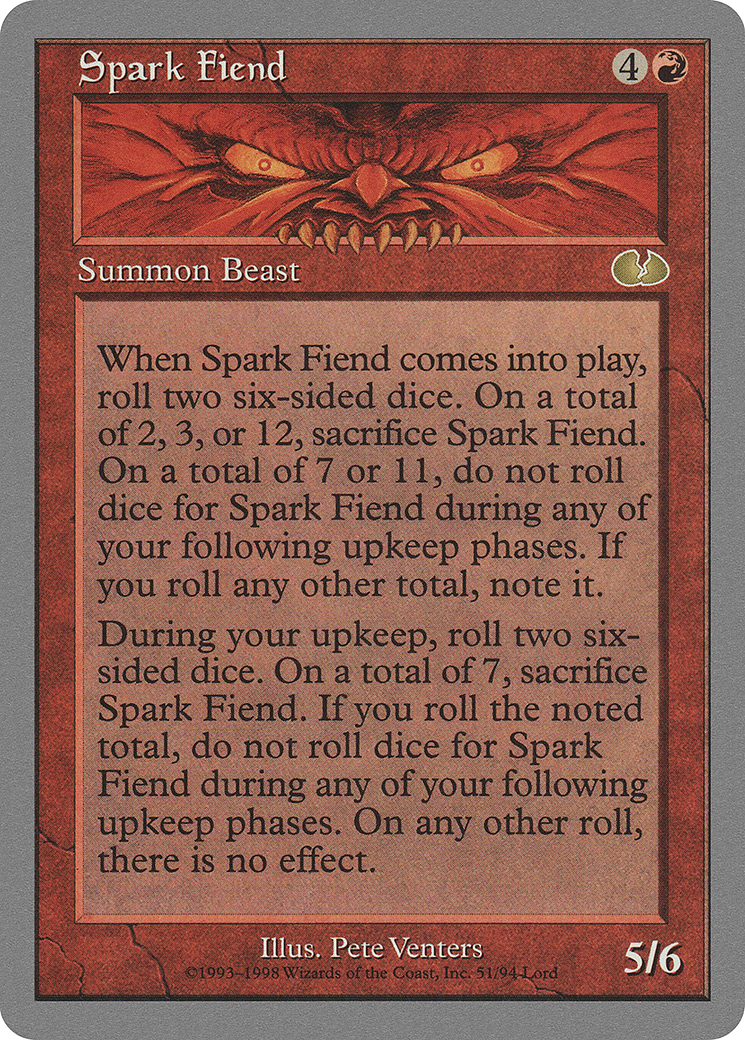 Spark Fiend (UGL-051) - Unglued