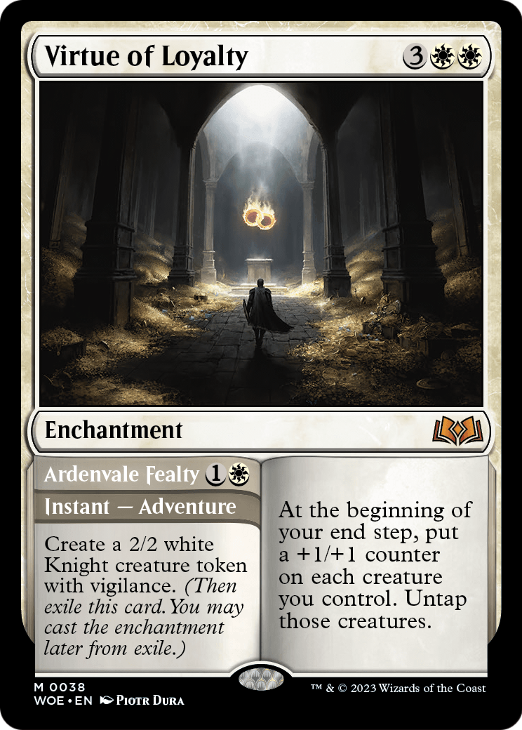 Virtue of Loyalty (WOE-038) - Wilds of Eldraine