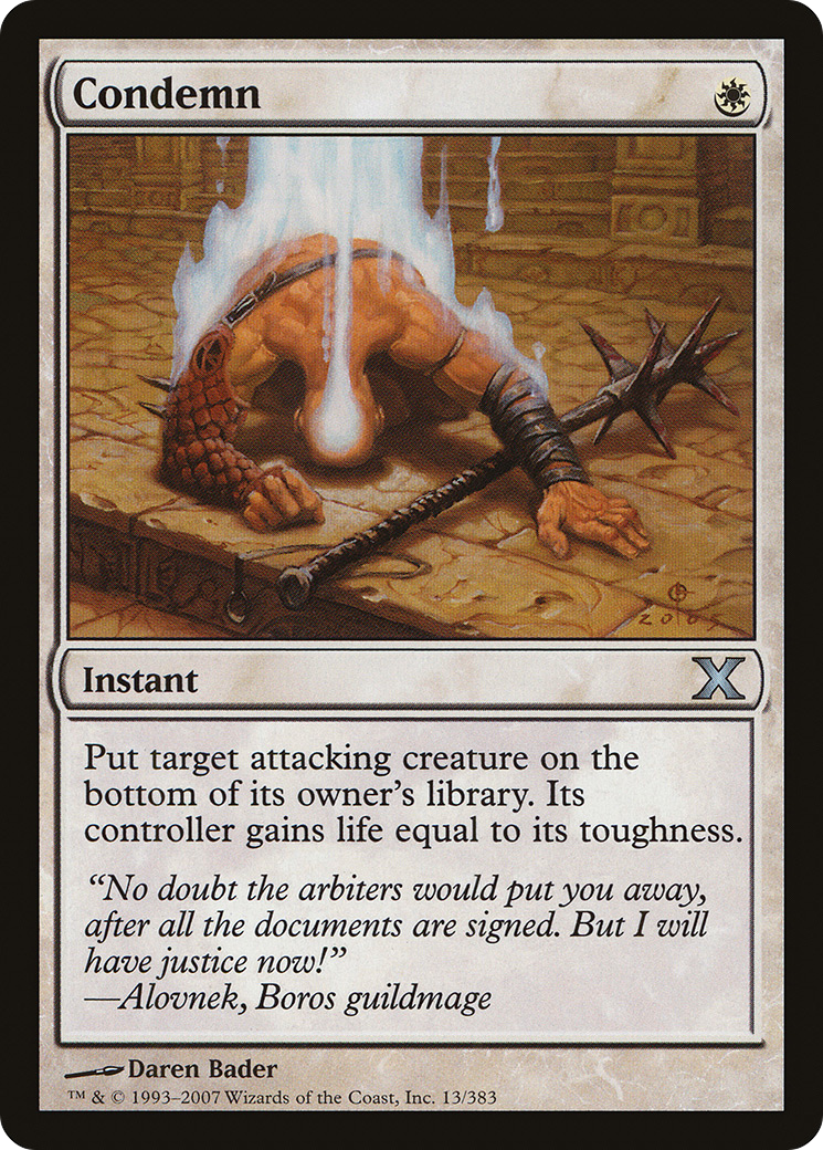 Condemn (10E-013) - Tenth Edition