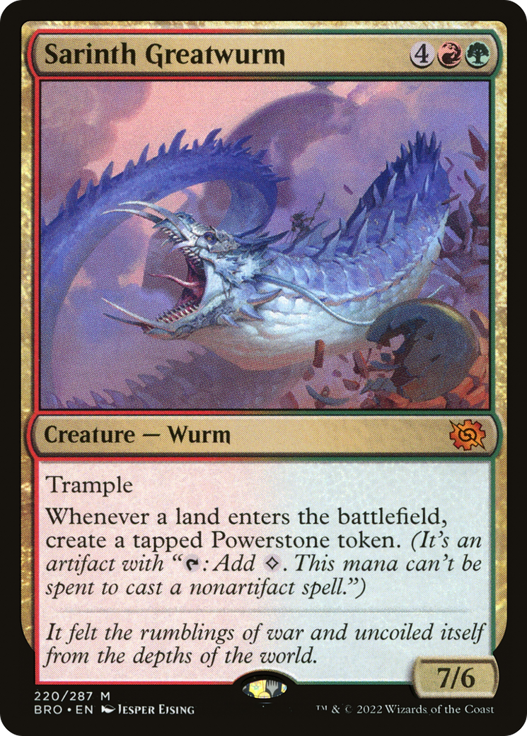 Sarinth Greatwurm (BRO-220) - The Brothers' War