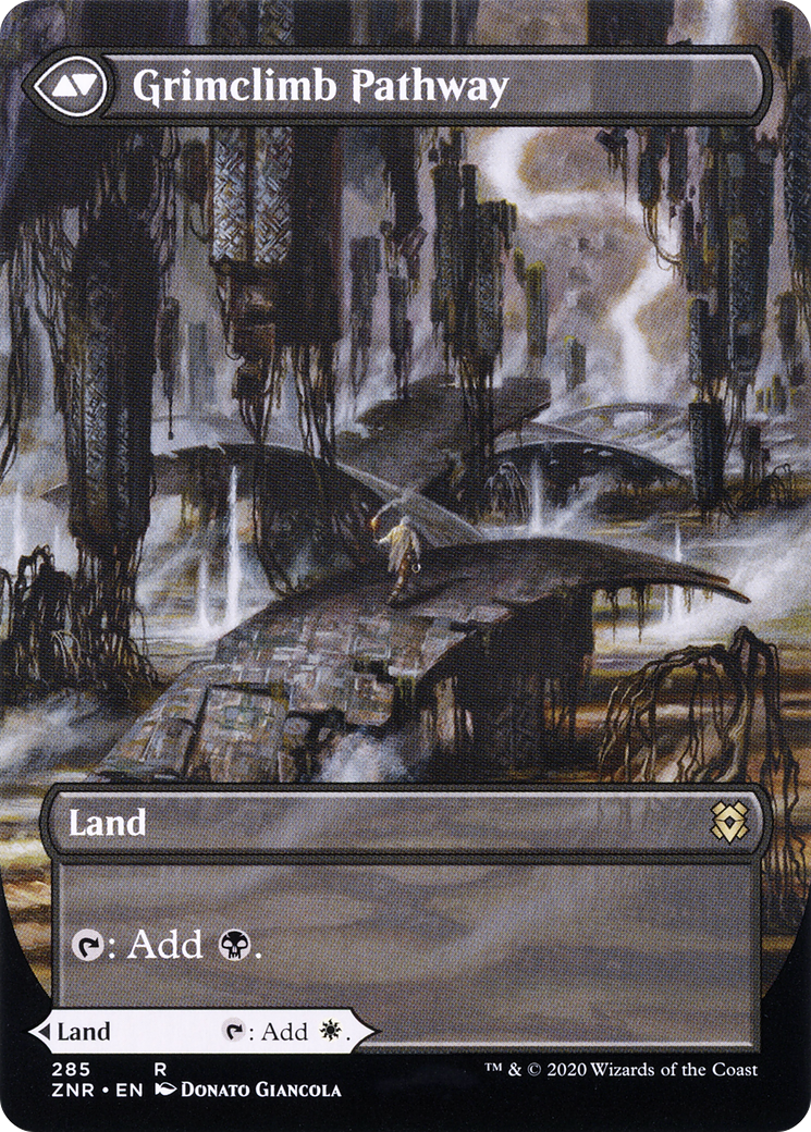 Brightclimb Pathway (Borderless) (ZNR-285) - Zendikar Rising: (Showcase) Foil
