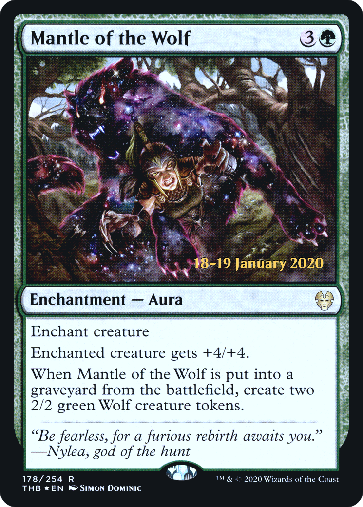 Mantle of the Wolf (PRE-178S) - Theros Beyond Death Promos Foil