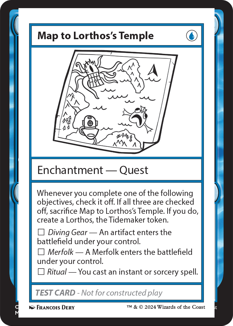 Map to Lorthos's Temple (MB2PC-) - Mystery Booster 2